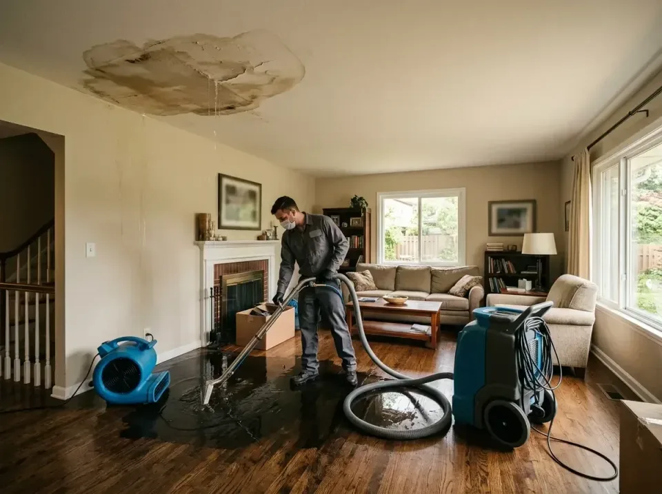 attic-pipe-burst-ceiling-drip-008 — frequently asked questions, Water Damage Restoration & Carpet Care in Lapeer, MI